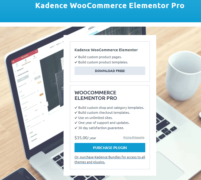 Kadence WooCommerce Elementor addon