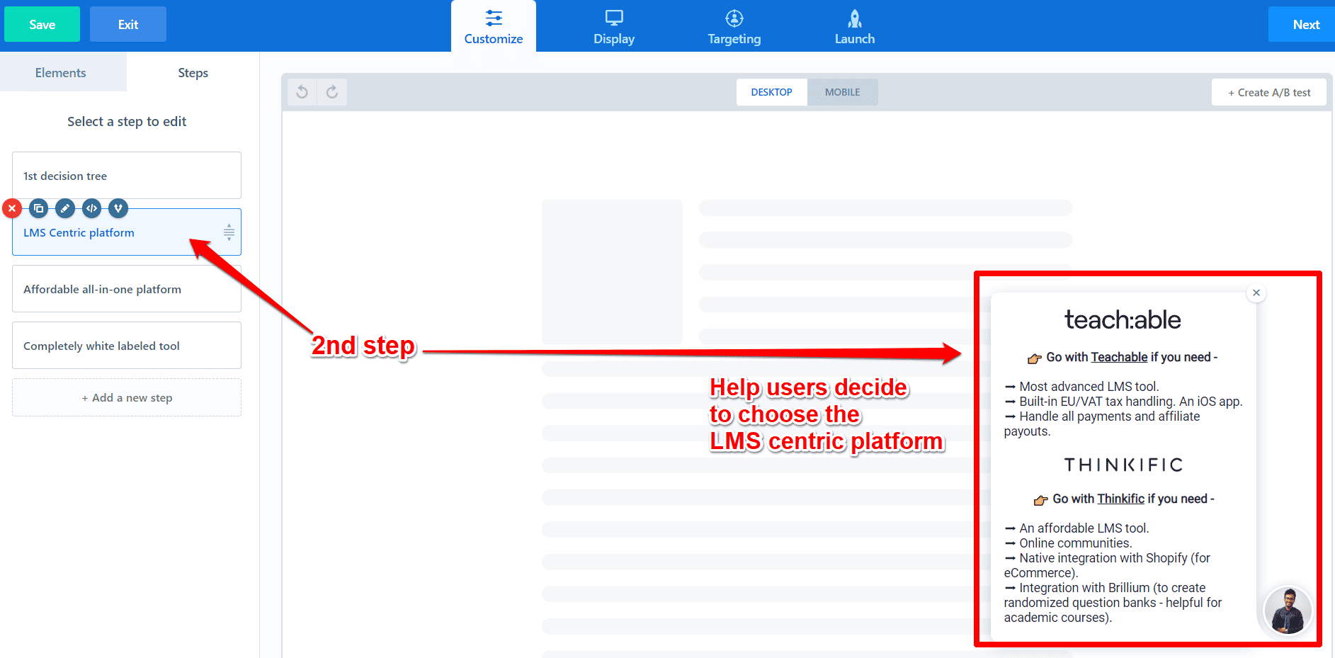 2nd step opt in
