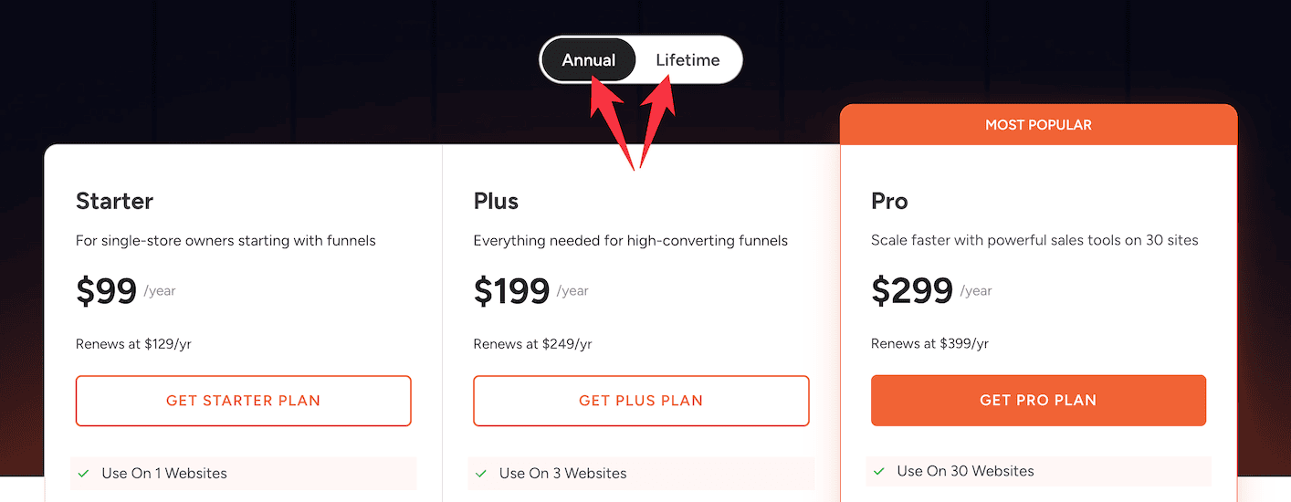 Cartflows pricing