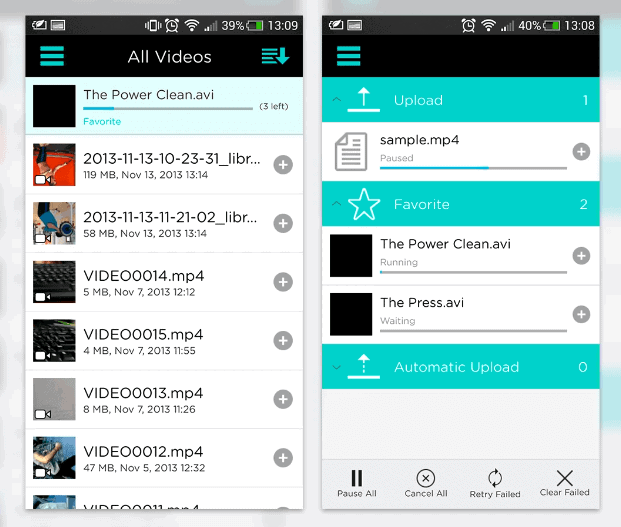 pCloud mobile