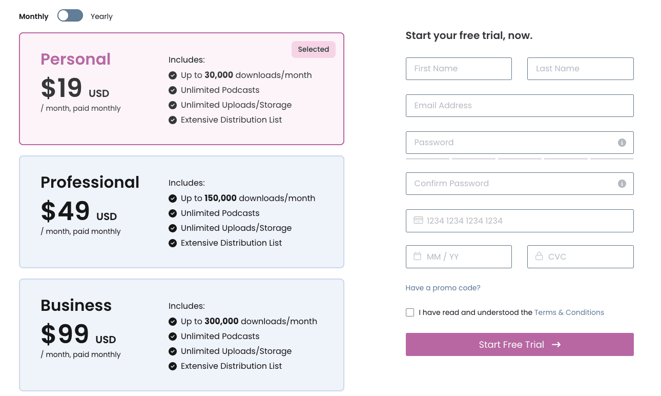Captivate pricing