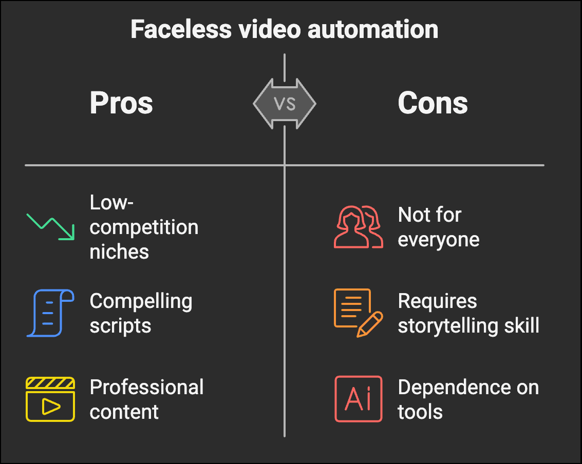 Faceless video automation