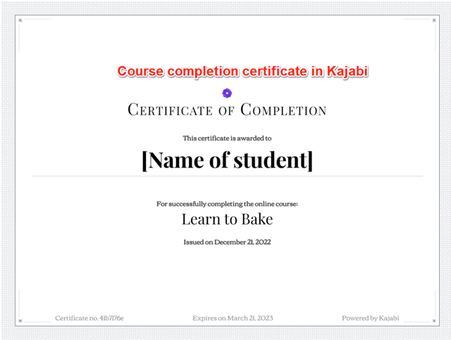 Kajabi certificates
