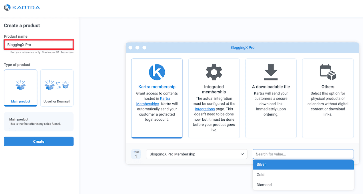 Kartra BloggingX Pro digital product 1