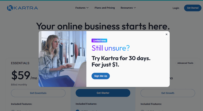 Kartra free trial