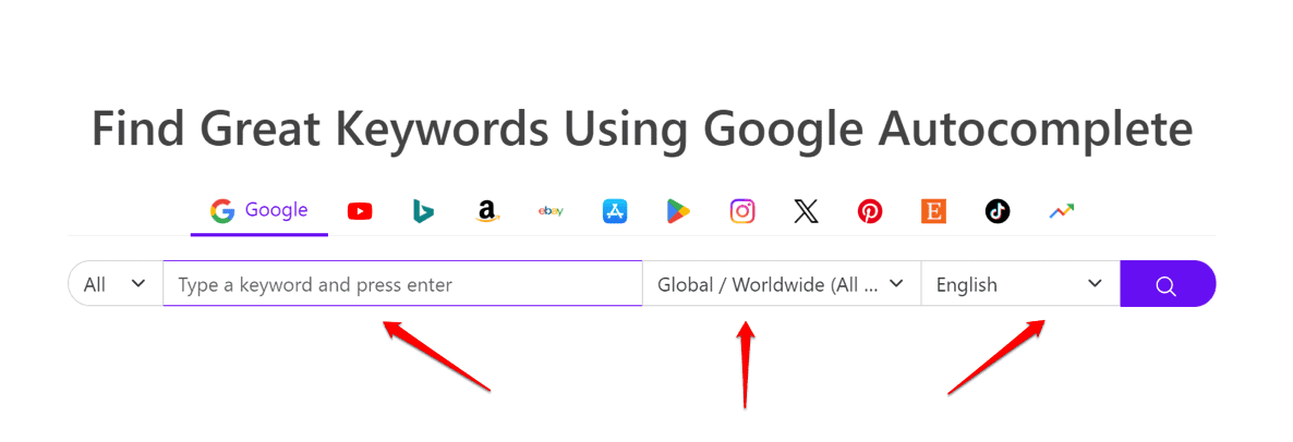 Keyword Tool