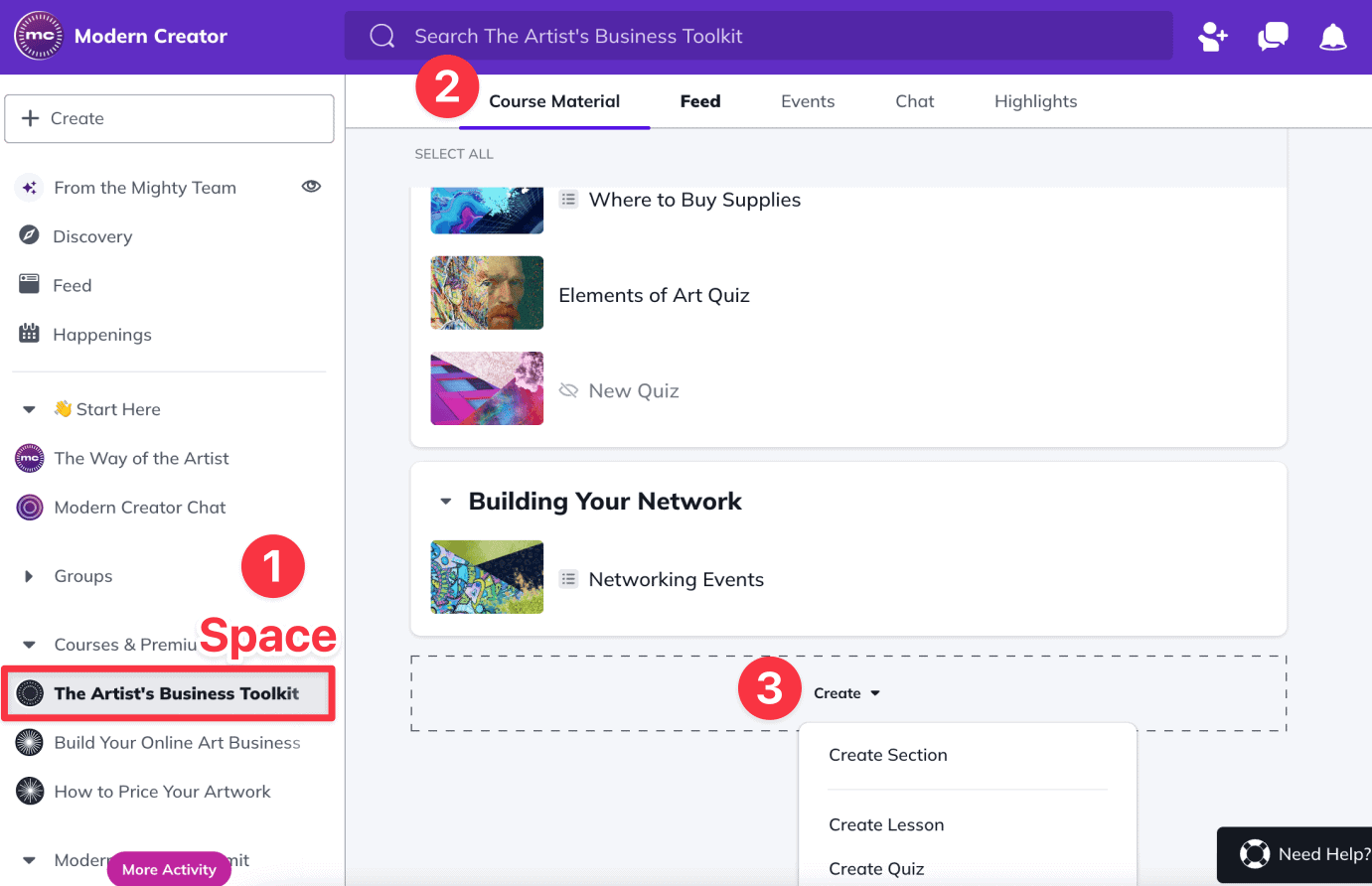 Mighty Networks Course
