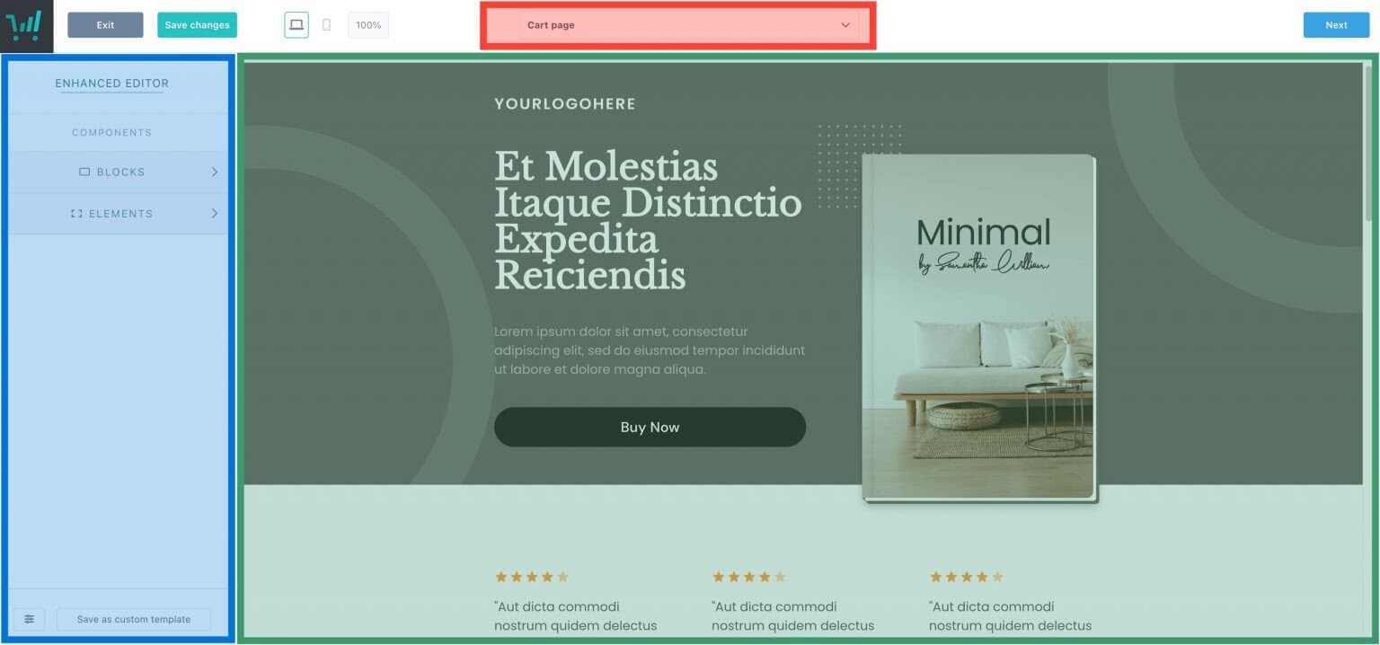 ThriveCart new enhanced editor