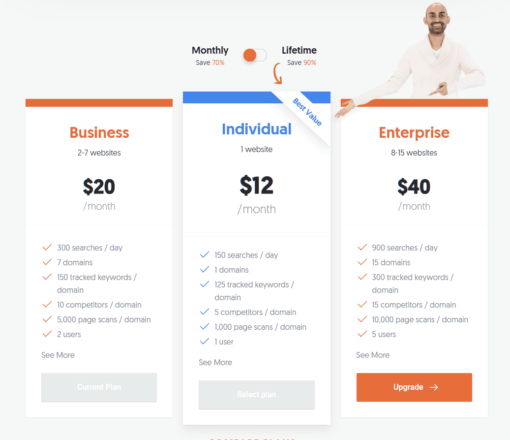 ubersuggest pricing