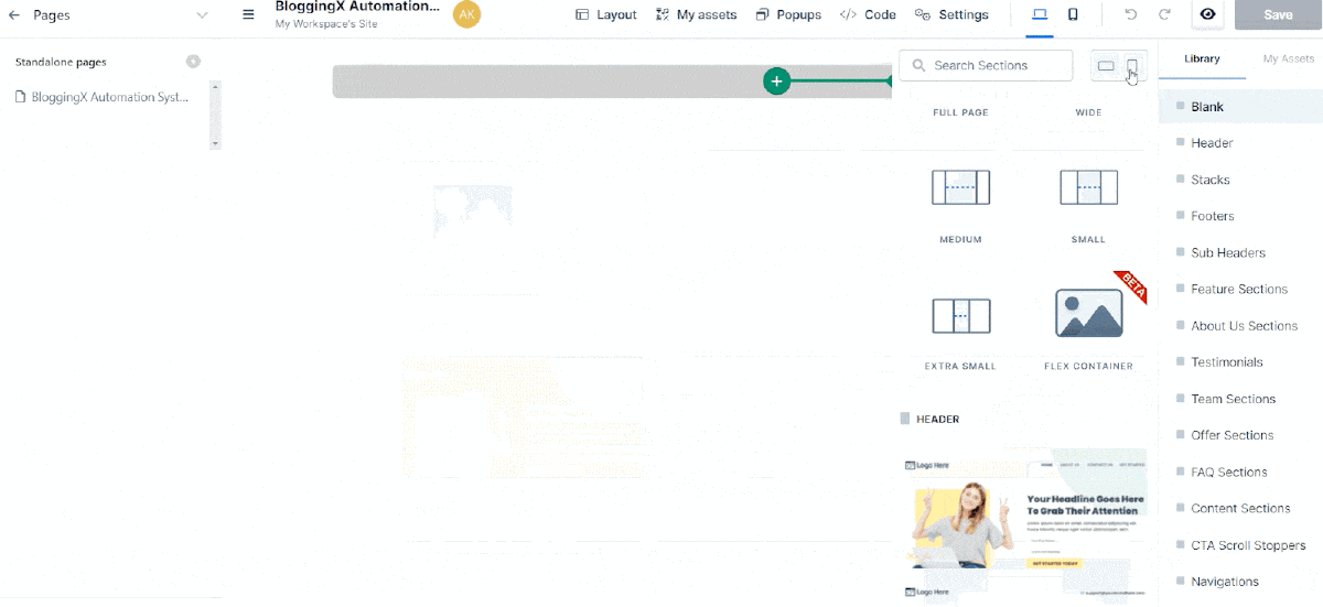 Clickfunnels page builder
