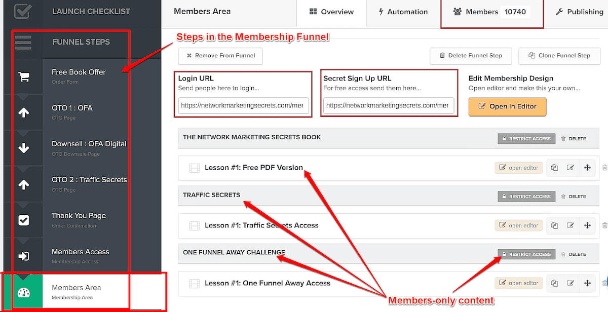 How to create memberships in ClickFunnels