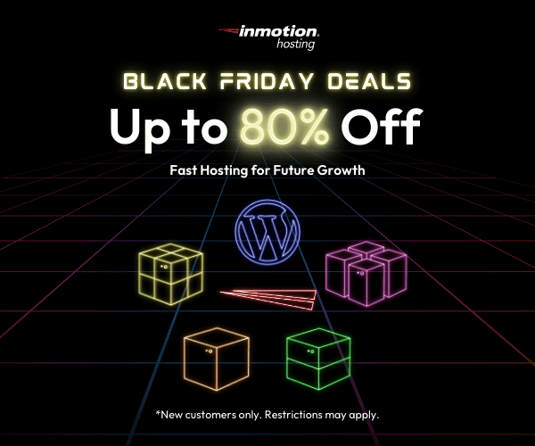 Inmotion hosting Black Friday
