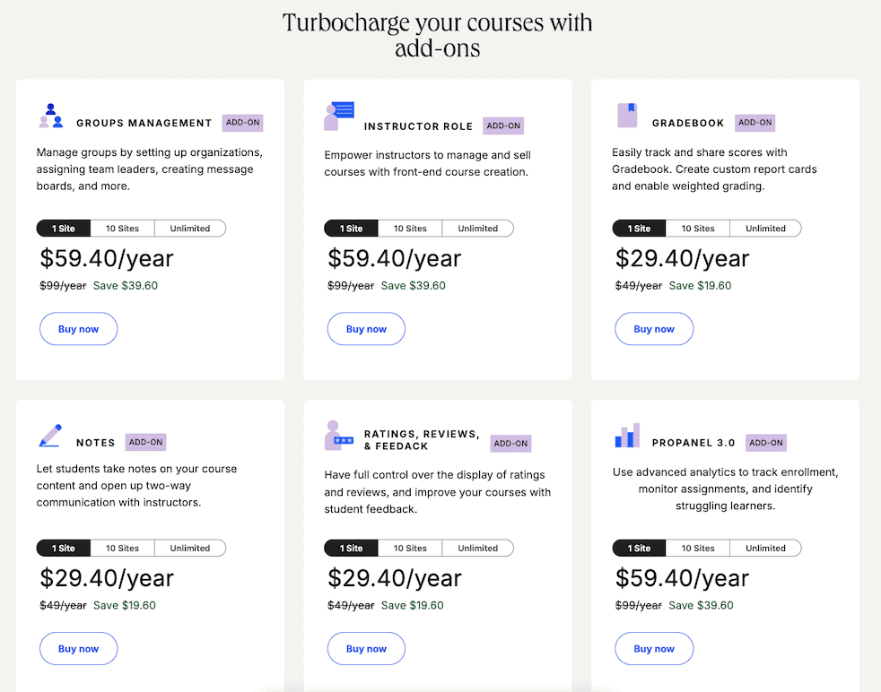 Learndash add ons Black Friday