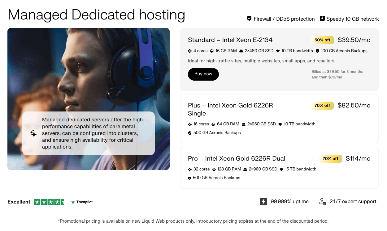 Liquid web dedicated hosting 1