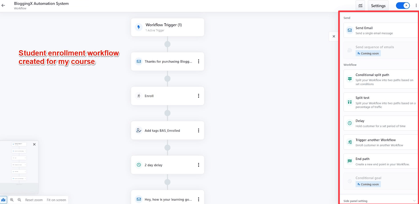 student enrollment workflow