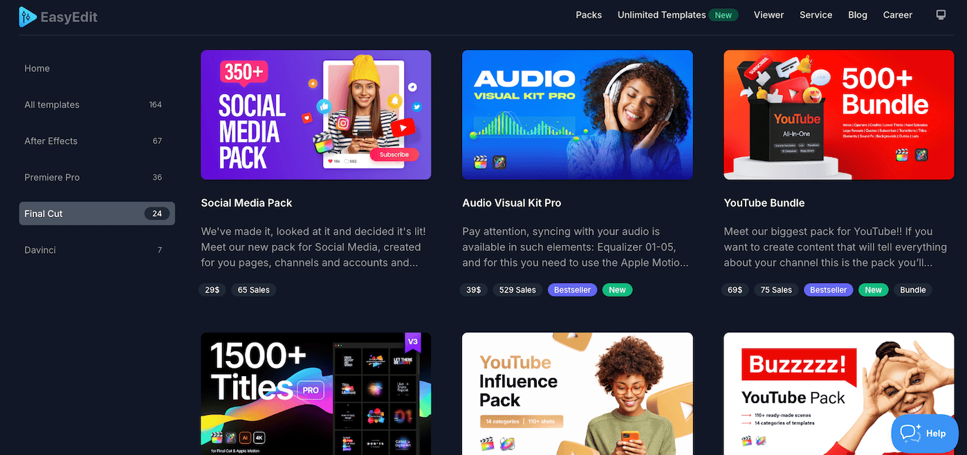Easyedit templates