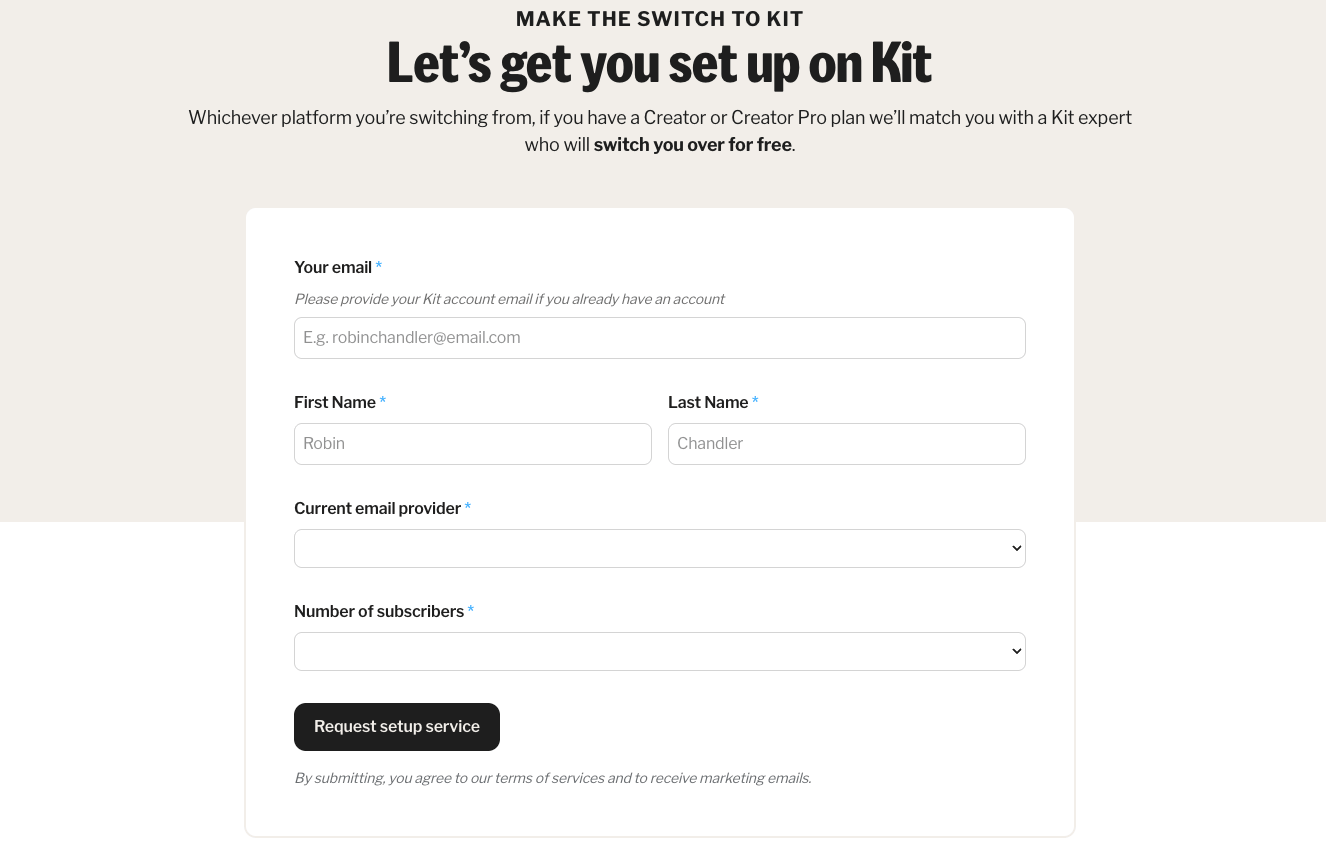 Kit migration