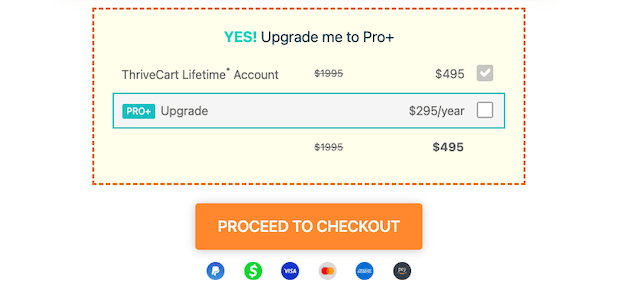 Thrivecart pricing