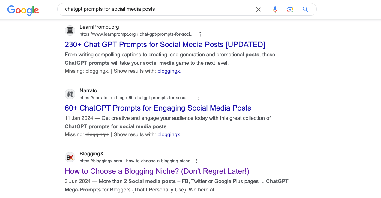 ChatGPT prompts for social media posts