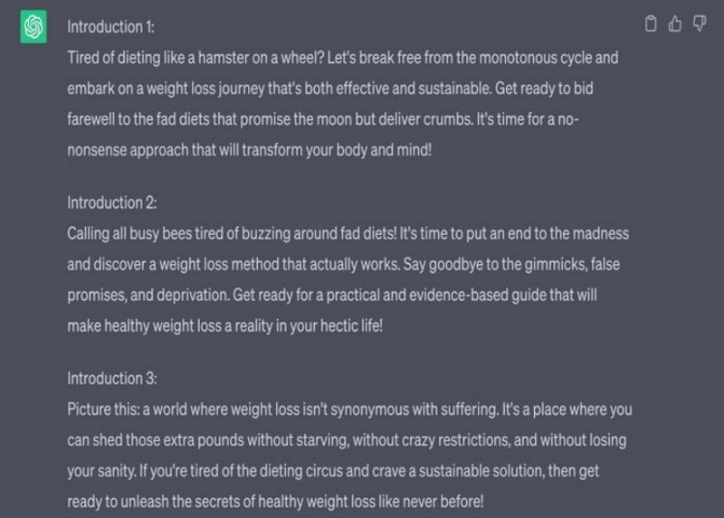 ChatGPT Mega prompt results