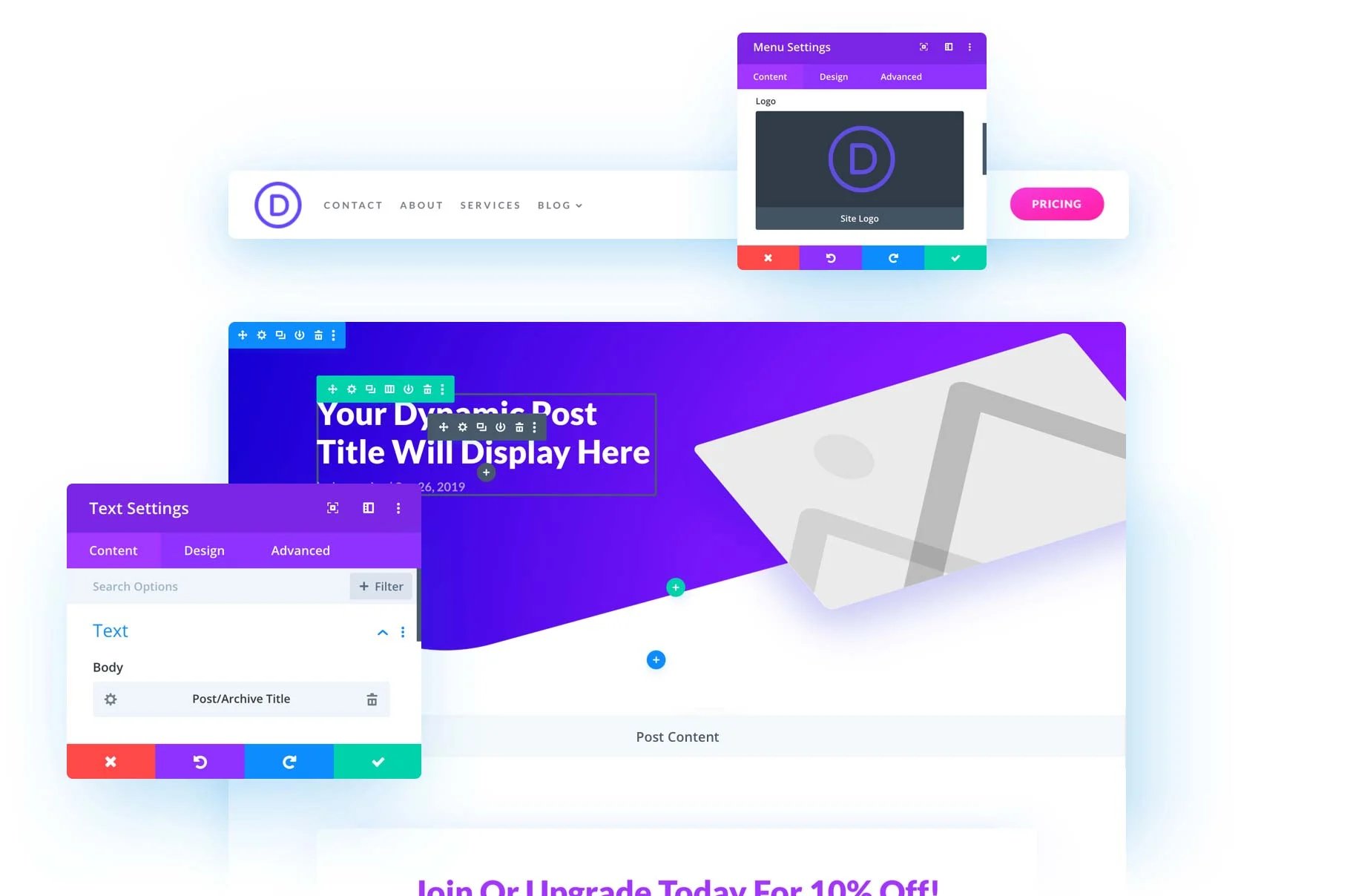 Divi Black Friday Page builder