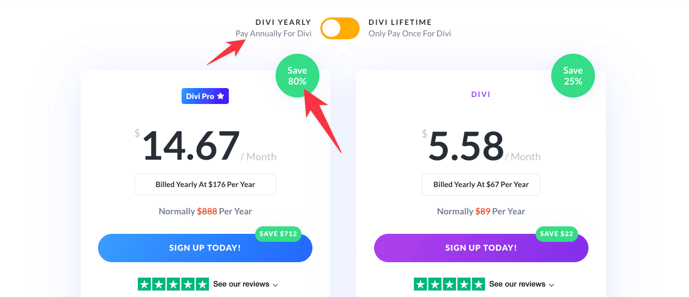 Divi annual plans Black Friday