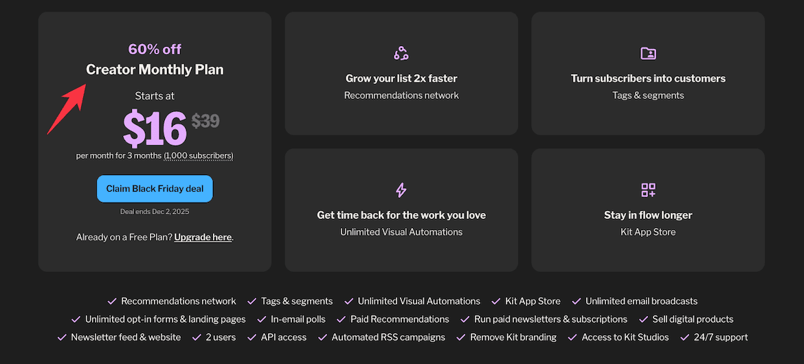 Kit Black Friday deal