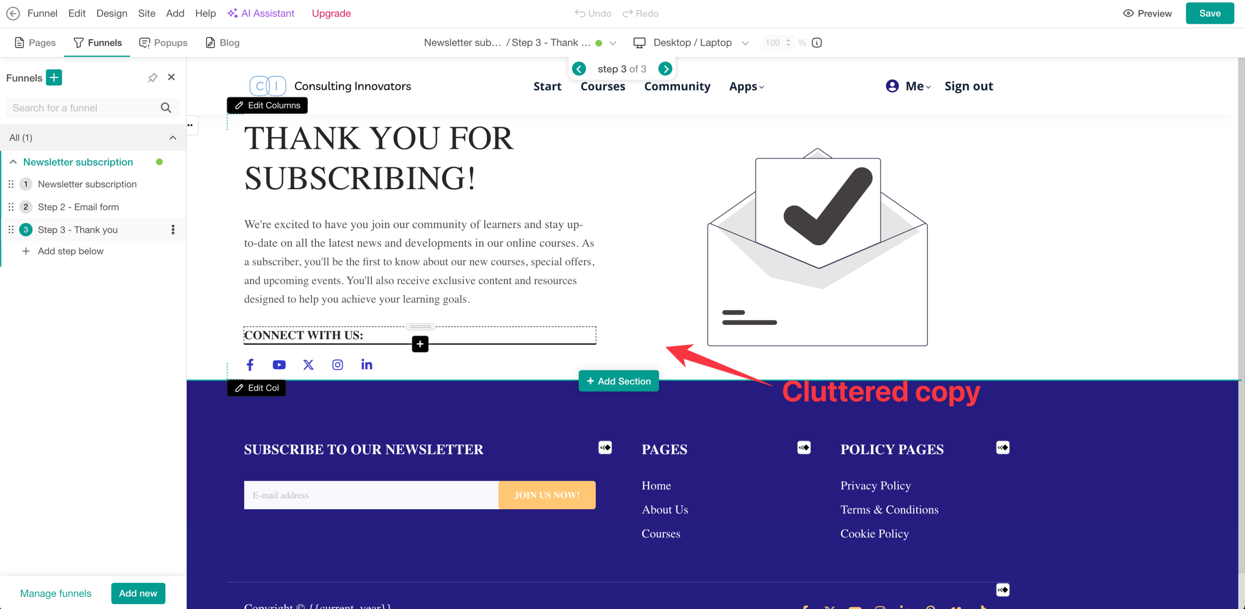 LearmnWorlds funnel landing page editor2x scaled