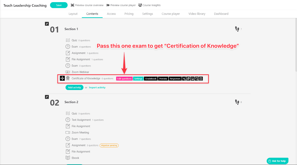 LearnWorlds certification