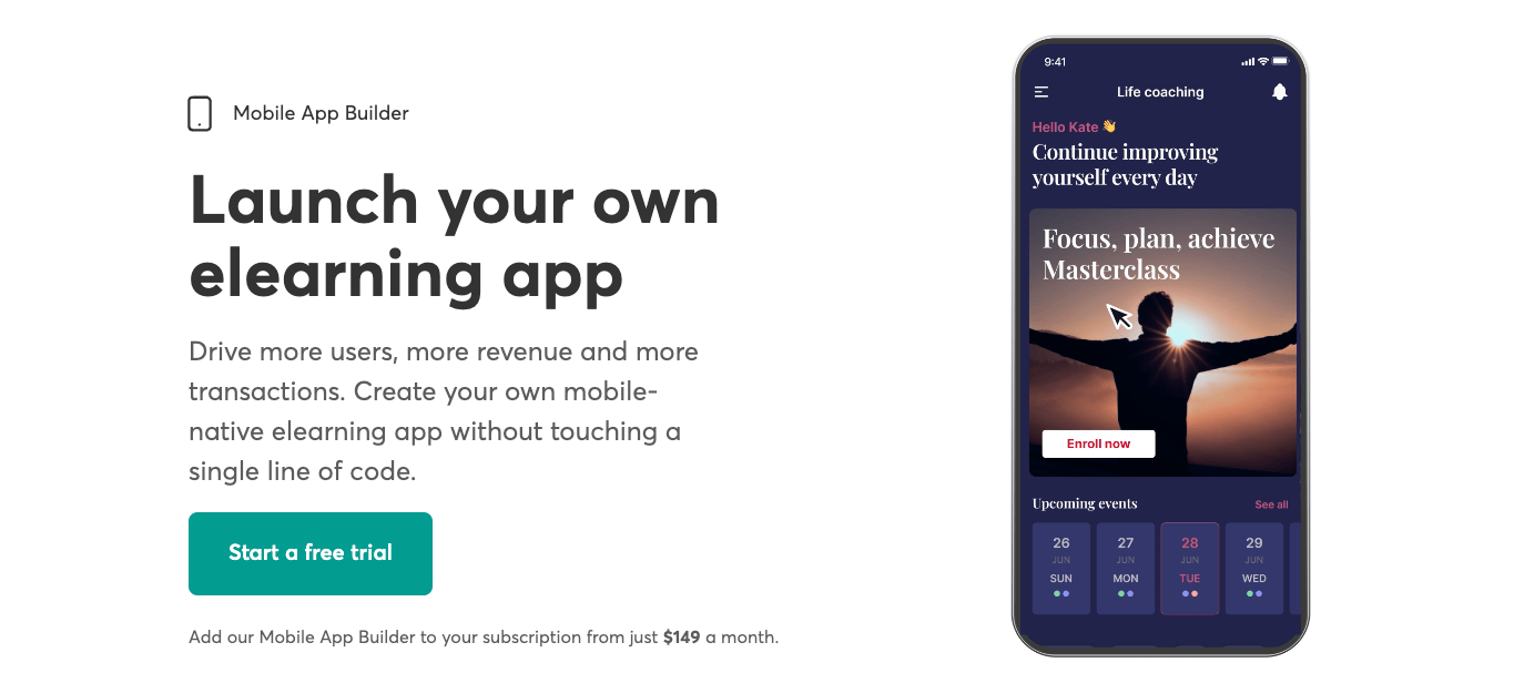 LearnWorlds mobile apps