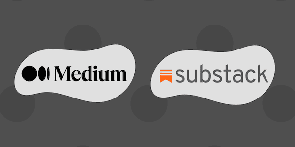 Medium and substack logos