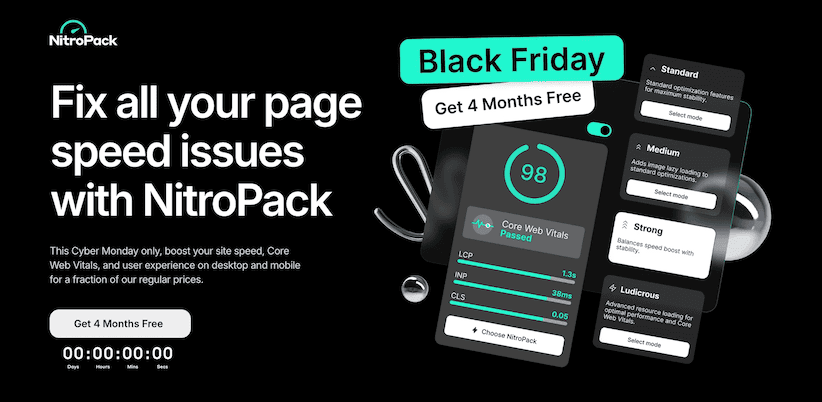 Nitropack Black Friday deal d451145d698320b80ea97d2dcfddd6b71a9bdfd962659cce7cf3ea75ac00def5