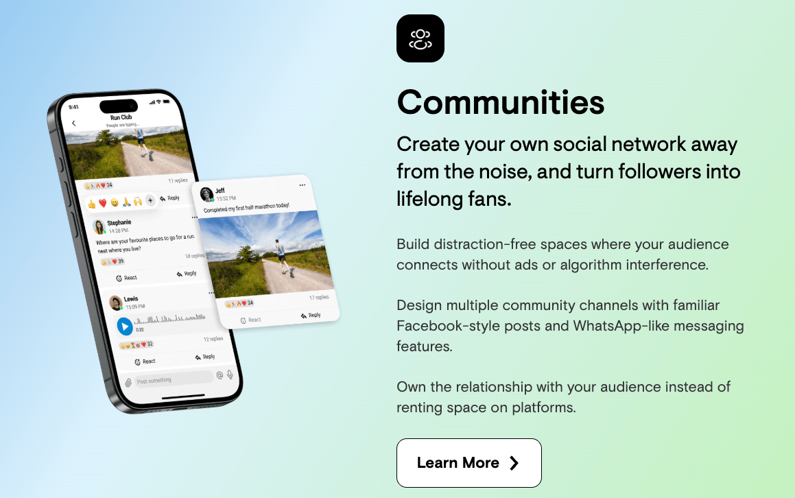 Passion community feature
