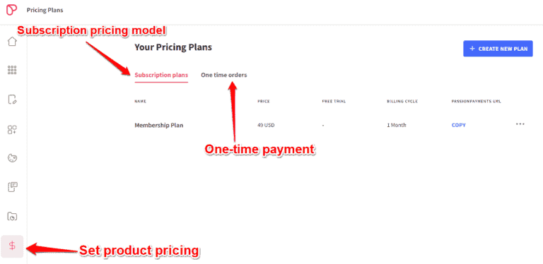 passion io pricing plans