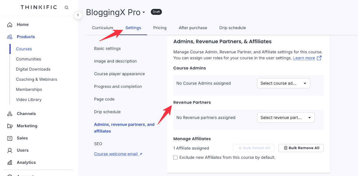 Thinkific revenue partners 1