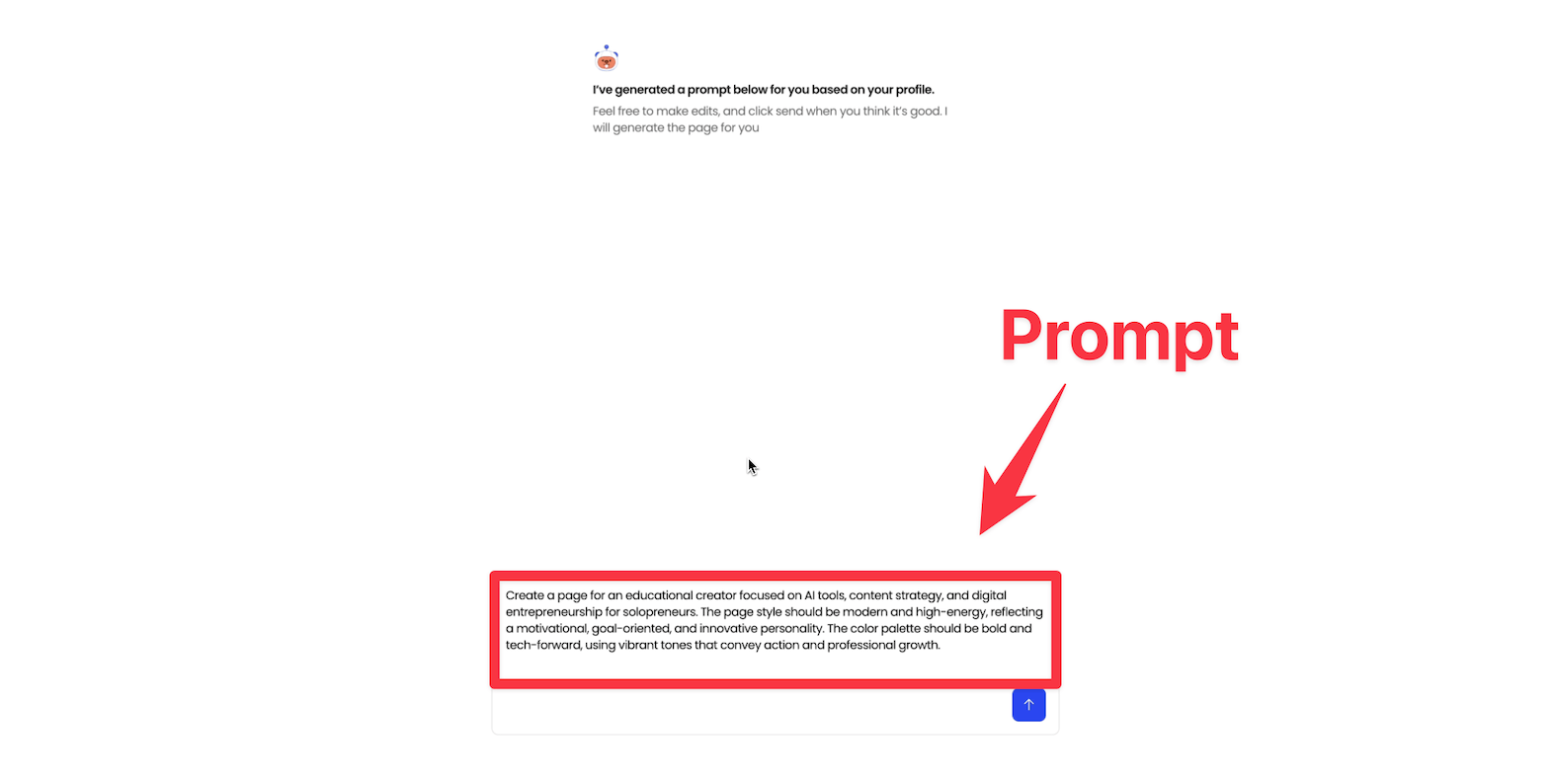 Beacons setup prompt