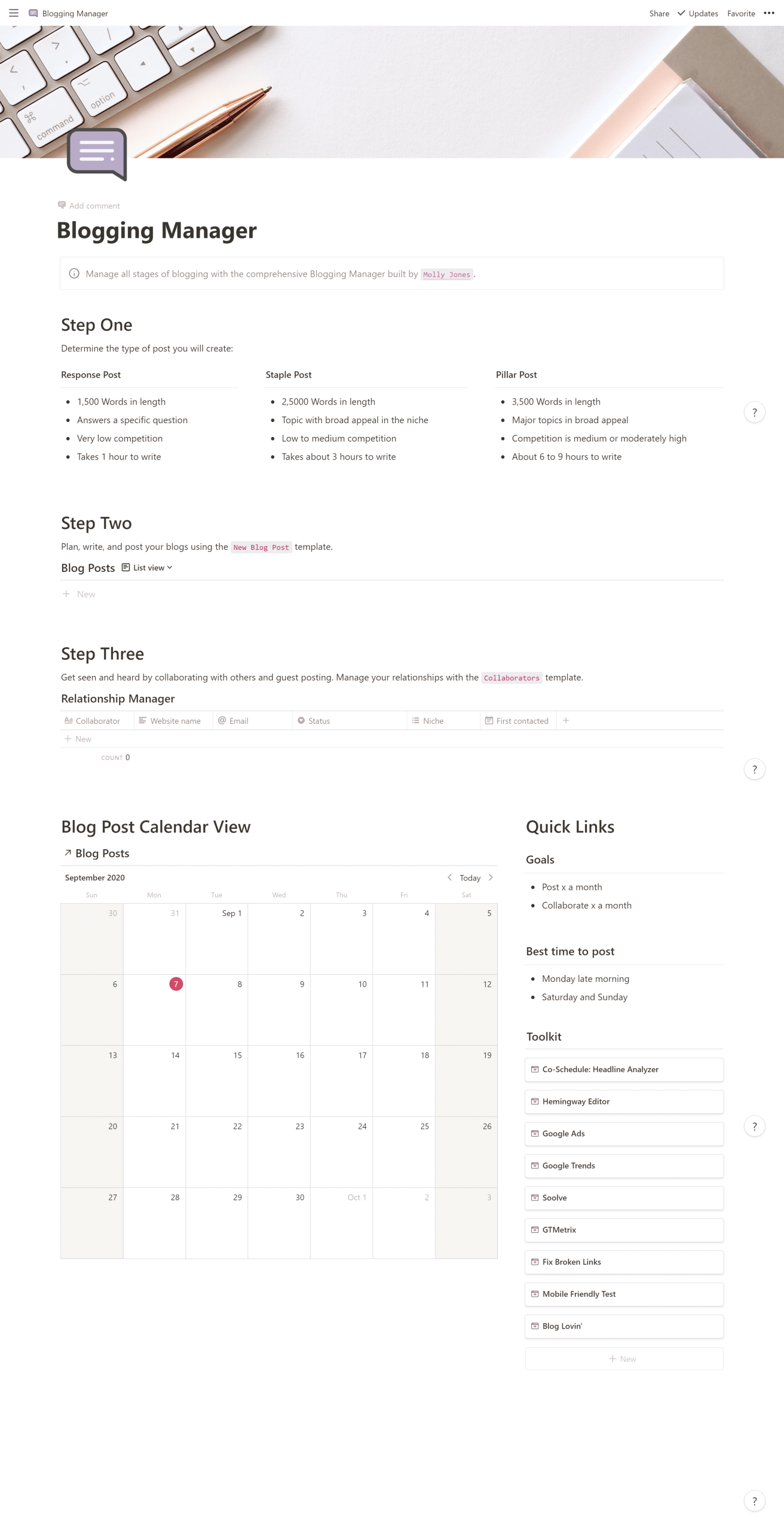 Blogging Manager scaled
