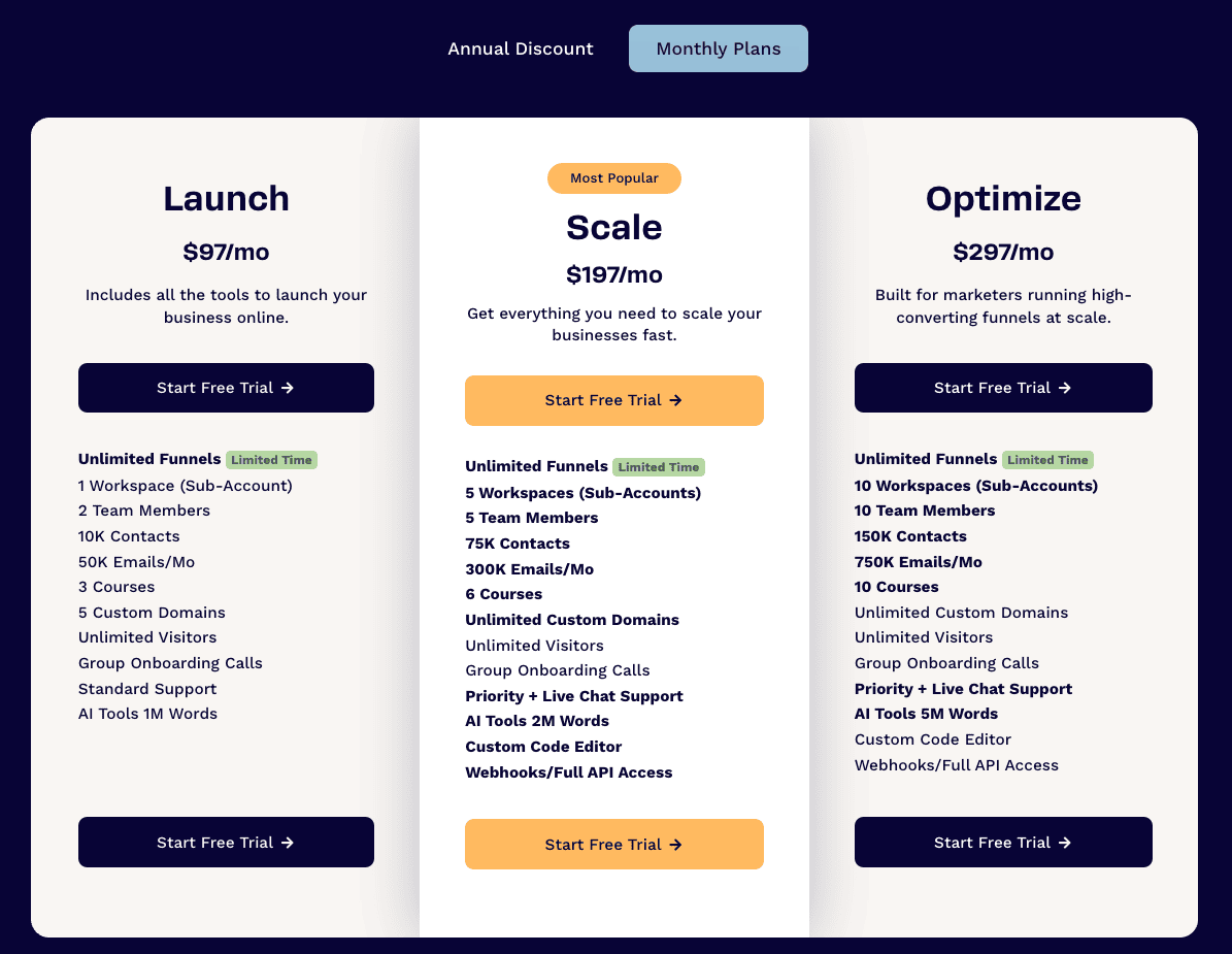 Clickfunnels pricing 1