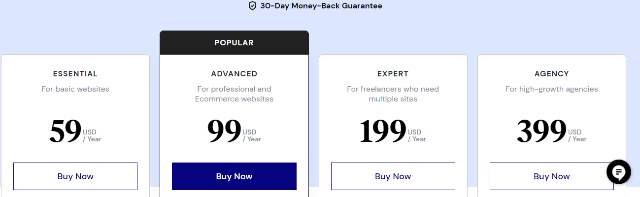 Elementor Pro Pricing