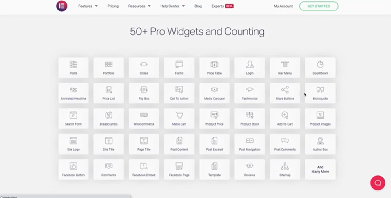 Elementor Pro Widgets