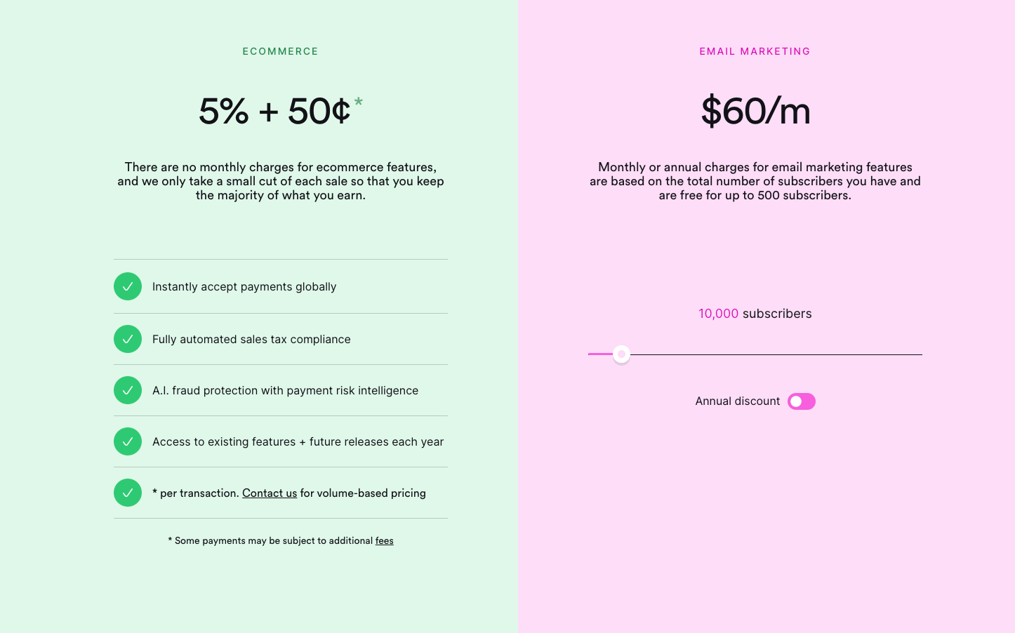 Lemon Squeezy pricing