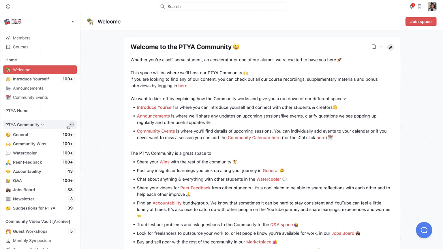 PTYA Circle community 1