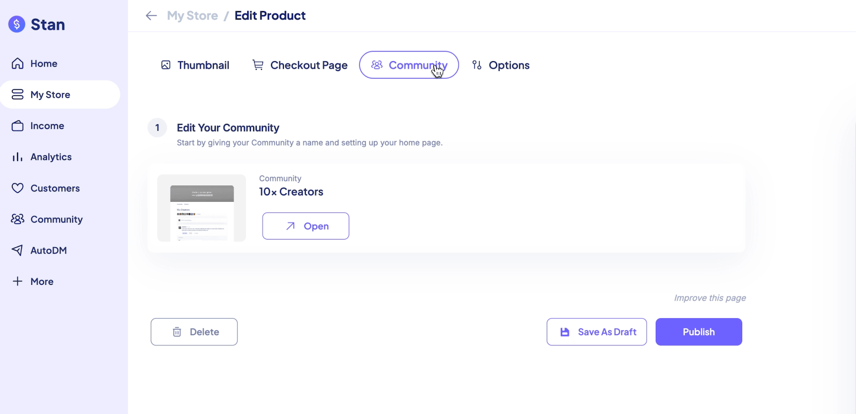 Stan Store community 2