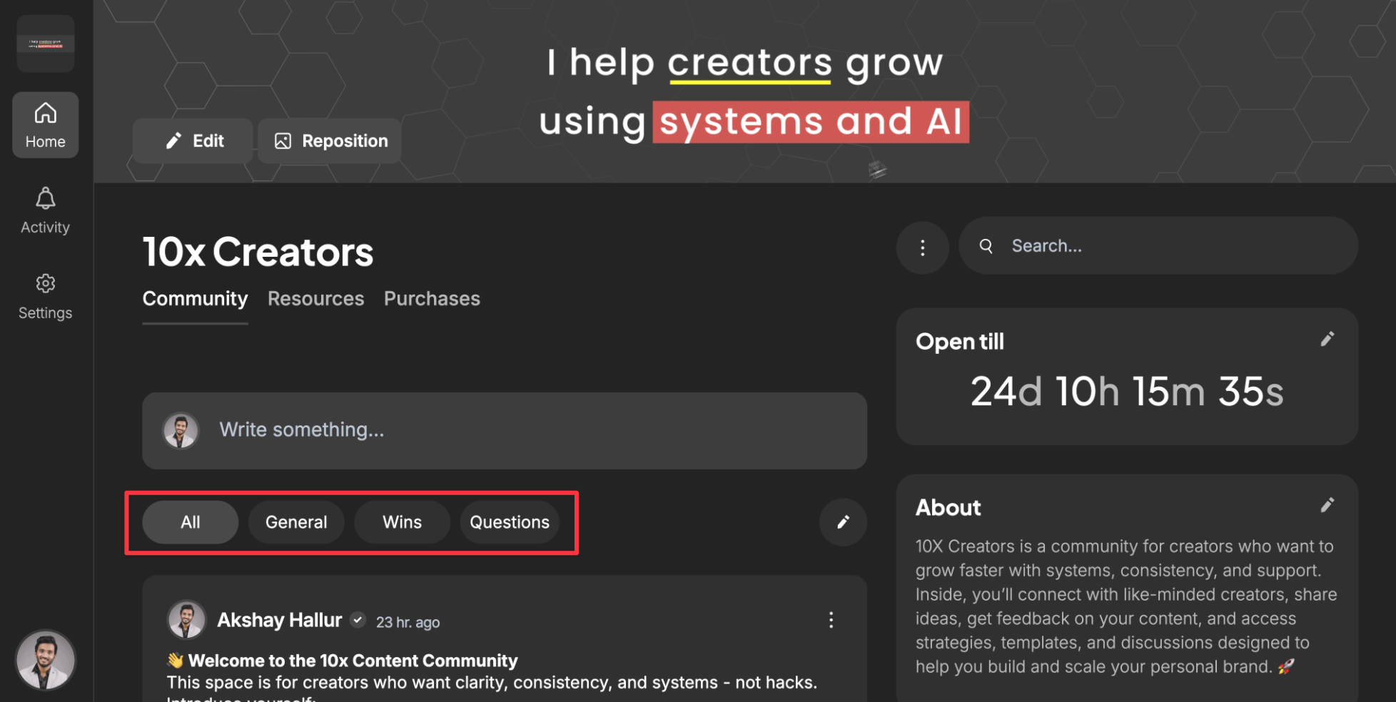 Stan Store community interface