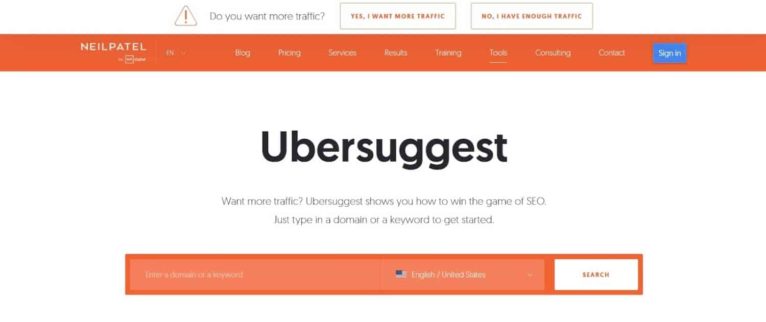 Ubersuggest 1