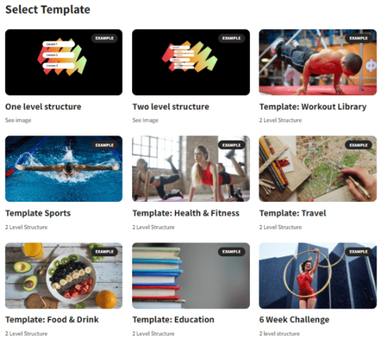 passion app templates