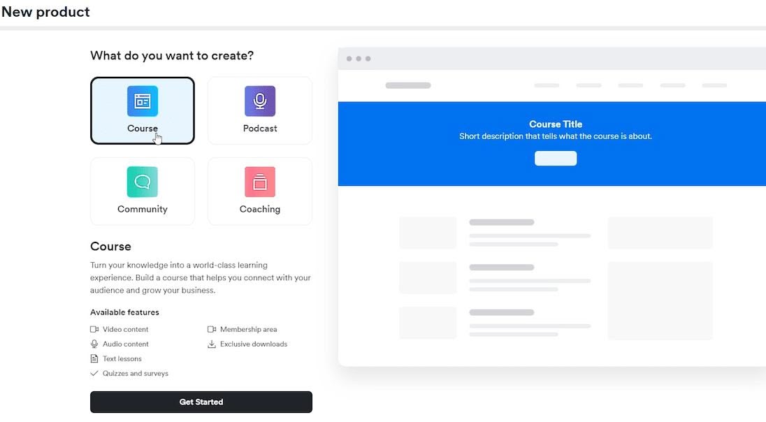 selling courses in kajabi