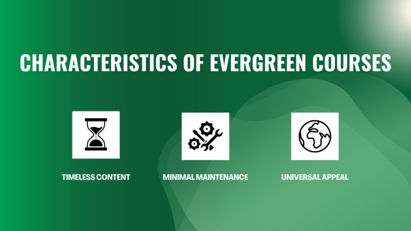 Key Characteristics of Evergreen Courses