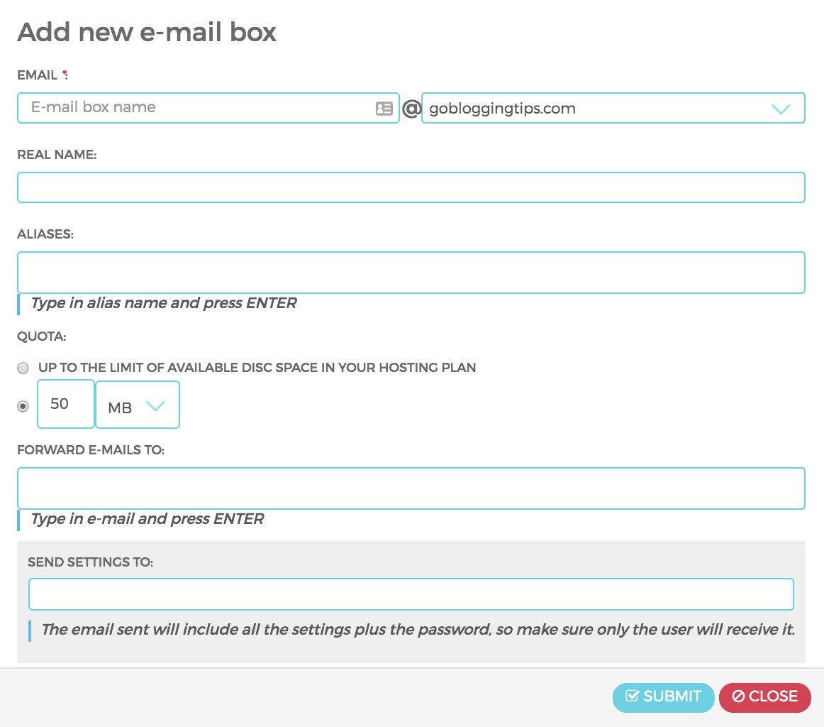 Add new email