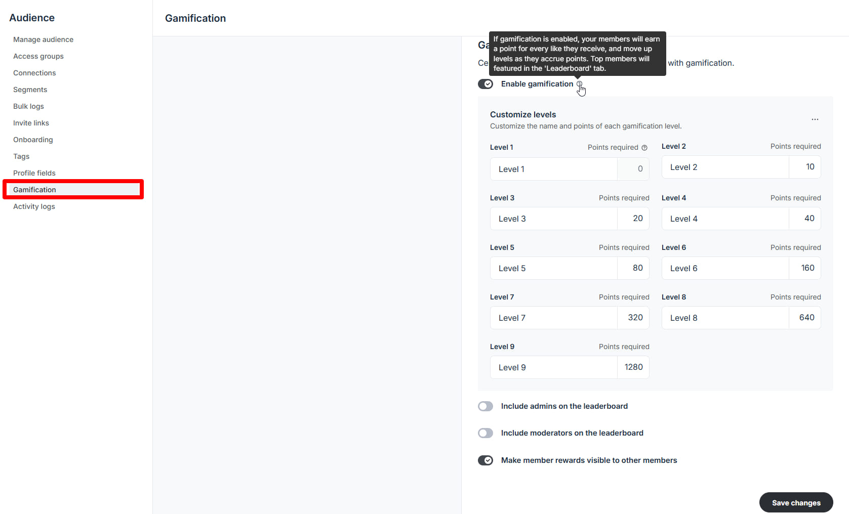 Circle so gamification system